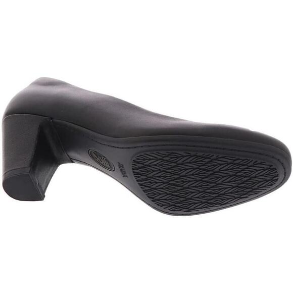 Sofft Lana Suede Block Heels Shoes Closed Toe Leather Black Size 11M NWB - Picture 5 of 12